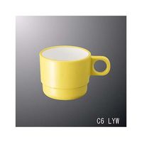 国際化工 マグカップ ライトイエロー C 6-LYW 1個 64-7765-01（直送品）
