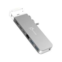 j5create USB4 MacBook Pro/Air専用 7in1 アダプタ JCD395 1個 67-7652-49（直送品）