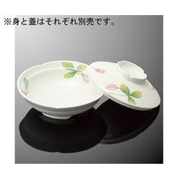 国際化工 梅型煮物碗 大 蓋 リーフル B 37C-LF 1個 64-7764-01（直送品）