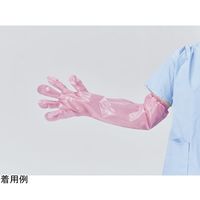 メディテックジャパン テクセルロングPE手袋 ピンク 2000枚入(50枚×40箱入) LPEP-FV 1ケース(2000枚)（直送品）