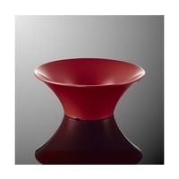 国際化工 19cmラーメン鉢 粒赤C L 66-TRC 1個 64-7781-90（直送品）