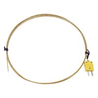 アズワン 被覆K熱電対(ガラス被覆) 英語版校正証明書付 4-770-02-56 1個（直送品）