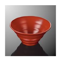 国際化工 切立麺鉢 大 朱 A 87-R 1個 64-7759-62（直送品）