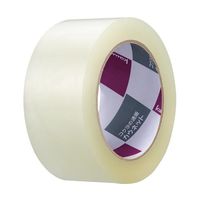 カウネット PPテープ 軽梱包用 透明 100m巻 1巻 47414228 64-9366-88（直送品）