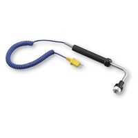 アズワン ハンドルプローブセンサー(K熱電対) 表面温度計 L型 校正証明書付き 3-1564-05-20 1本（直送品）