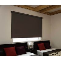 フルネス ロールスクリーン 幅170cm×高さ220cm 遮光ブラウン 64-0914-32 1箱（直送品）