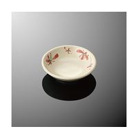 国際化工 丸新香皿 赤絵蘭 D 3-AKR 1個 64-7766-32（直送品）