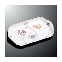 国際化工 28cmレリーフプラター仕切 ロイヤルフルーツ E 62S-RF 1個 64-7769-96（直送品）