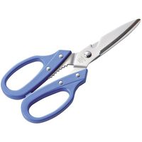 エムテートリマツ カラーハンドルキッチン鋏 青 64-7530-53 1個（直送品）