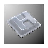 国際化工 17cm用角カバー クリア PP127-CL 1個 64-7782-79（直送品）