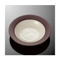 国際化工 24cmカレー皿 ブラウンC E 285-GB 1個 64-7772-37（直送品）