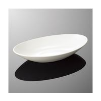 国際化工 オーバルパスタプレート ホワイトC E 121-IWC 1個 64-7770-67（直送品）