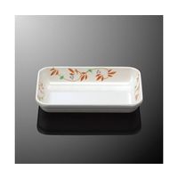 国際化工 隅切深角皿 大 紅からくさ D 98-BKK 1個 64-7767-66（直送品）