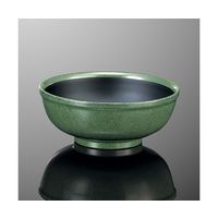 国際化工 麺鉢 大 グリーン/黒 A 30-GNB 1個 64-7760-95（直送品）