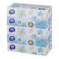 アズワン ティッシュペーパー ボックスタイプ 5個入 4-3797-01 1パック(5個)（直送品）