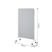 カウネット シンプルパネルN キャスター脚 幅900 グレー 43388165 1台 64-9365-10（直送品）