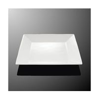 国際化工 22cm角平皿 ホワイトC E 111-IWC 1個 64-7770-70（直送品）