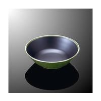 国際化工 平鉢 グリーン/黒 G 65-GNB 1個 64-7774-44（直送品）