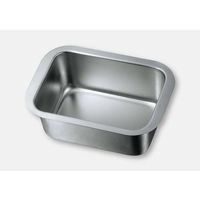 本間製作所 フラットエッジ 深型角バット 電解研磨仕上 S 60702 1個 64-0921-37（直送品）