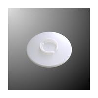 国際化工 11cm用丸蓋 ホワイト PP011-IW 1個 64-7782-32（直送品）