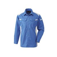 日新被服 長袖シャツ 5124-92-LL ライトブルーXシルバー 1PC（直送品）