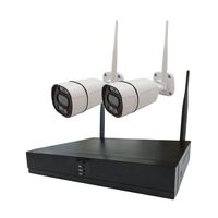 ワイヤレス300万画素防犯カメラ(2台)・録画機 (HD8TB付)セット(モニター無し) SEC-W-M2CH-8T 1セット（直送品）