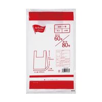 カウネット 国産レジ袋 乳白60号 100枚入 31964470 1冊(100枚) 64-9358-01（直送品）