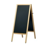 カウネット A型スタンド黒板 スリム ナチュラル 幅450mm 41763735 1台 64-9359-35（直送品）