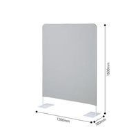 カウネット シンプルパネルN ベース脚 幅1200 グレー * 1台 64-9365-08（直送品）