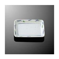 国際化工 なで角小皿 笹風 D 69-SA 1個 64-7767-18（直送品）