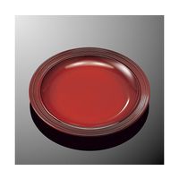 国際化工 22cmプレート レッドC E 175-RC 1個 64-7771-40（直送品）