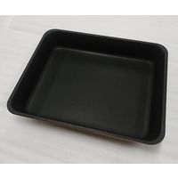 ホクリク総業 18ー8ステンレス角バット 475×333×82mm 内面1コートフッ素付 11833006FN 1個 64-9621-54（直送品）