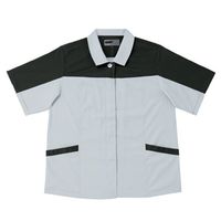 日新被服 半袖スモック 5137-99-3L シルバーXライトブラック 1PC（直送品）
