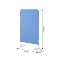 カウネット シンプルパネルN ベース脚 幅900 ブルー 43388110 1台 64-9365-05（直送品）