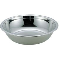 ミネックスメタル 18ー0こね鉢 40cm 64-7532-02 1個（直送品）