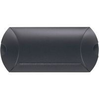 えいむ PP携帯用ピロー型マスクケース 黒 SMS5302 1個 64-9282-19（直送品）