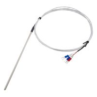 アズワン 測温抵抗体 (シース型・テフロン被覆) 200mm 英語版校正証明書付 3-6510-04-56 1個（直送品）