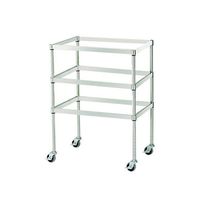 アズワン バスケットワゴン 3段 バスケット6個使用可 3-1524-02 1台（直送品）