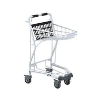 アズワン バスケットカート(アルミ製) ストッパー有 YMA2-ST 1個 7-7513-12（直送品）