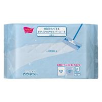 カウネット 水拭きもできるフロアワイパーシート 15枚入 46990280 1パック(15枚) 64-9366-79（直送品）