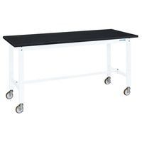 サカエ 軽量実験用作業台 ダークグレー(KHC/耐荷重350kg/特殊アクリル系樹脂天板/キャスター付) KHC-1875BW 1台（直送品）