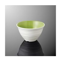 国際化工 飯碗 小 白/グリーンC A 109-WGC 1個 64-7760-02（直送品）