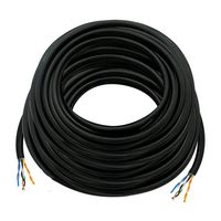 ブロードウォッチ 高耐候性2重構造 LANケーブル 90m コネクタ無し LAN-CBL-90W-NC 1本 69-8714-54（直送品）