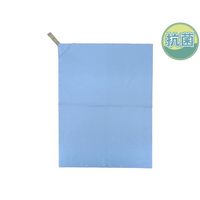 名古屋眼鏡 抗菌 業務用メガネ拭き (ループ付き) ライトブルー 3087-01 1枚 65-0253-29（直送品）