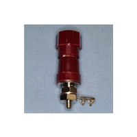 サトーパーツ 絶縁ターミナル 取付孔Φ9.2mm 赤 T-3-R 1個 63-3160-29（直送品）