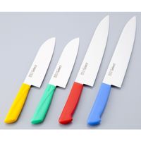 関兼次刃物 カラー包丁 牛刀包丁 緑 2-7493-14 1個（直送品）