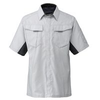 日新被服 半袖シャツ SR2531-40-M シルバー 1枚（直送品）