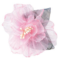 アーテック コサージュ レースフラワー ピンク 118863 1セット(1個×6)（直送品）