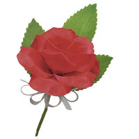 アーテック コサージュ ミニバラ レッド 118918 1セット(1個×5)（直送品）