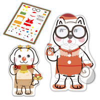 アーテック きせかえ∞ステッカー クリスマス 58738 1セット(1個×3)（直送品）